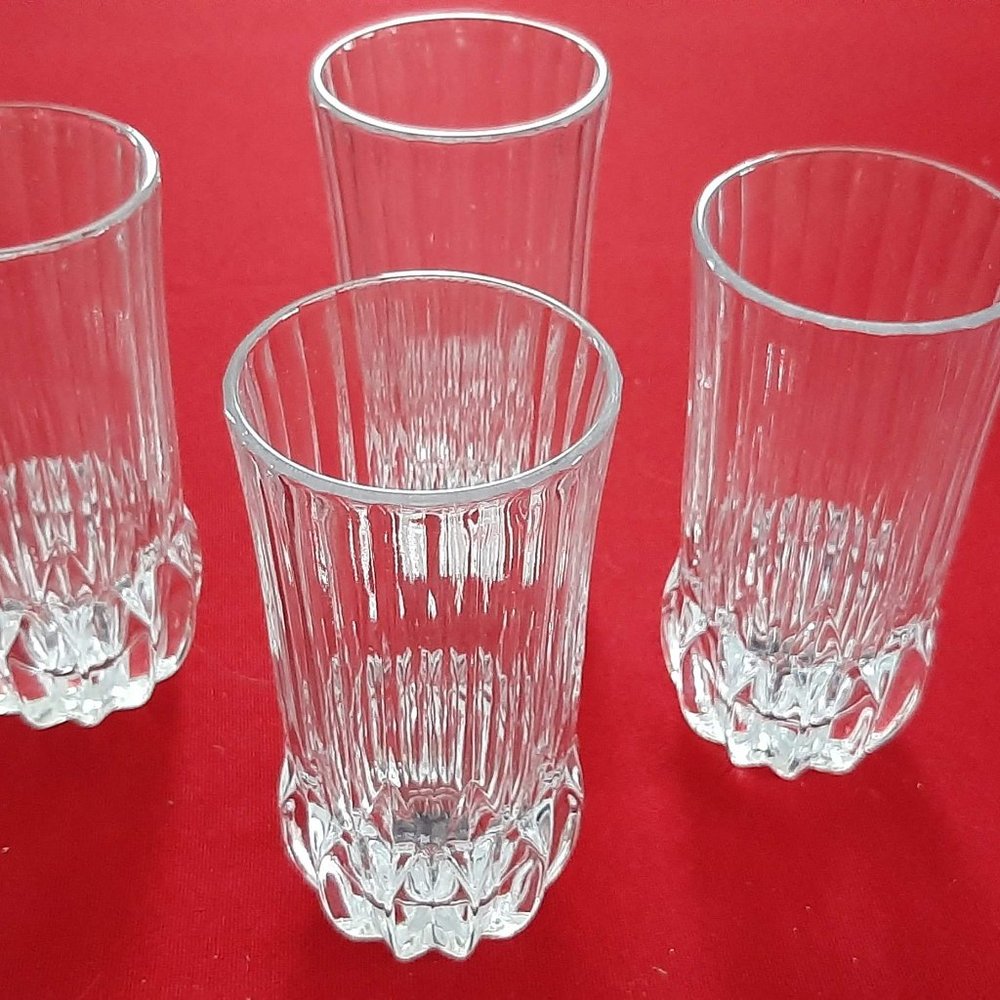 Mikasa Opus highball glasses 12 oz. fine crystal set of 4 new in box